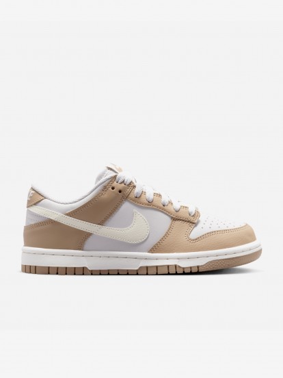 Nike Dunk Low LV8 Beige and White Junior Sneakers