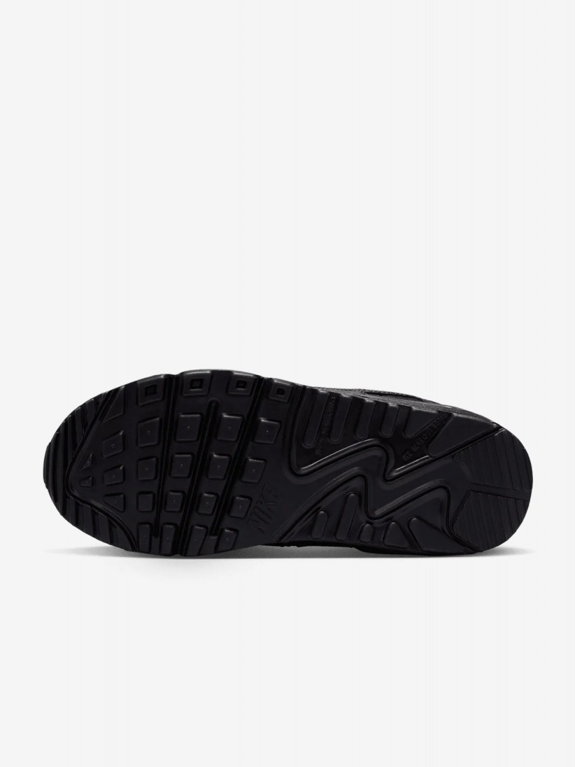 Nike Air Max 90 Tech Black and Yellow Junior Sneakers