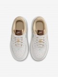 Nike Force 1 Low BP Lace White and Beige Sneakers For Children
