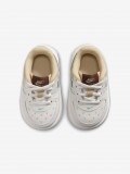 Sapatilhas Nike Force 1 Low BT Lace Brancas e Bege Para Bebé Sapatilhas Nike Force 1 Low BT Lace Brancas e Bege Para Bebé