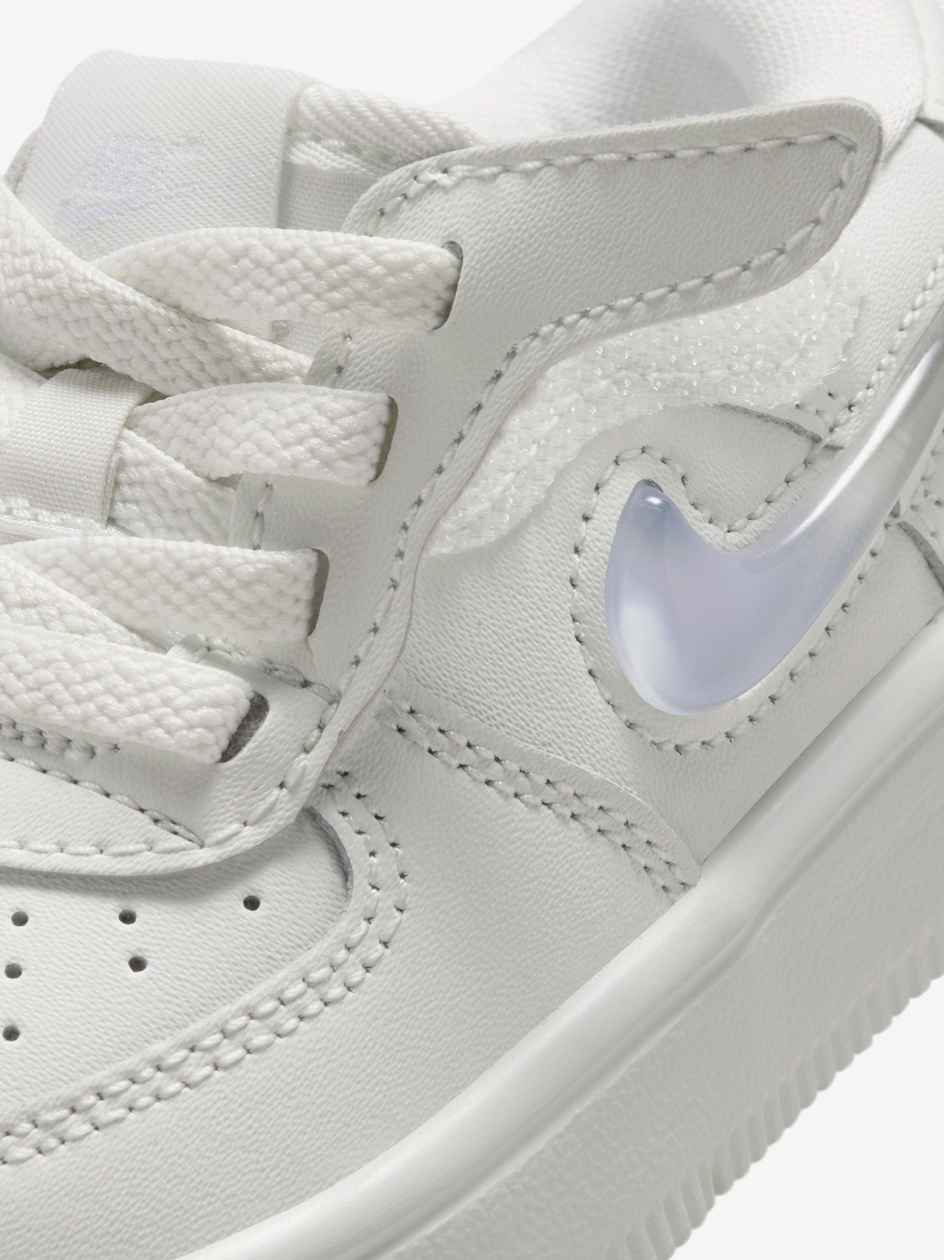 Nike Force 1 Low Easy-On Grey and Blue Sneakers For Baby