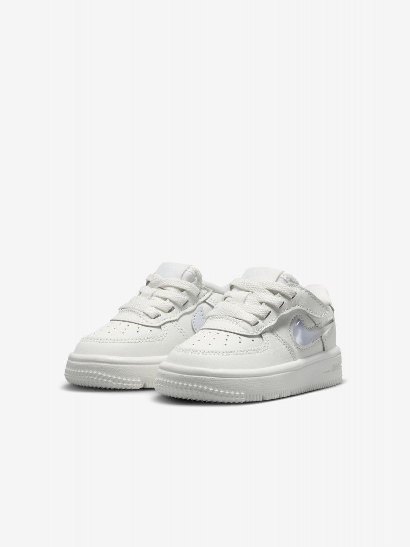 Sapatilhas Nike Force 1 Low Easy-On Cinzentas e Azuis Para Bebé Sapatilhas Nike Force 1 Low Easy-On Cinzentas e Azuis Para Bebé