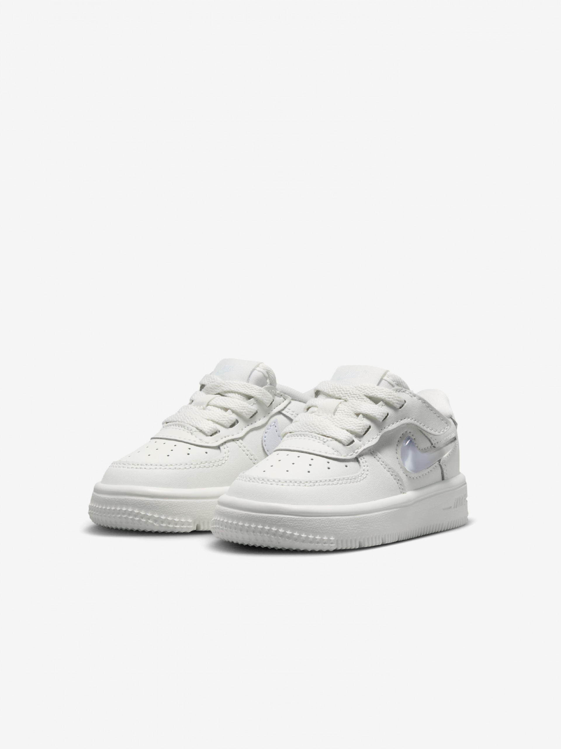 Nike Force 1 Low Easy-On Grey and Blue Sneakers For Baby
