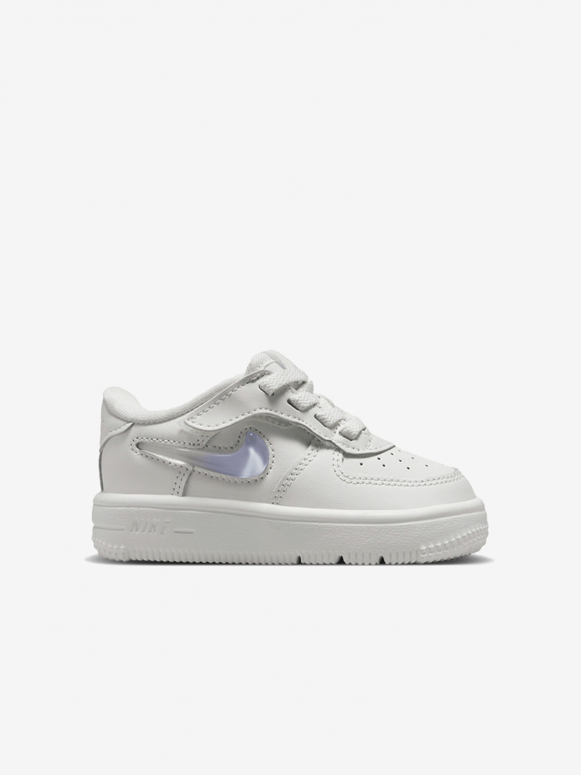 Nike Force 1 Low Easy-On Grey and Blue Sneakers For Baby