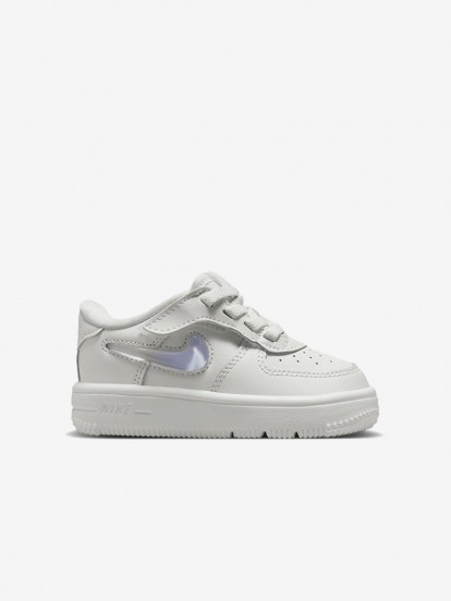 Sapatilhas Nike Force 1 Low Easy-On Cinzentas e Azuis Para Beb�