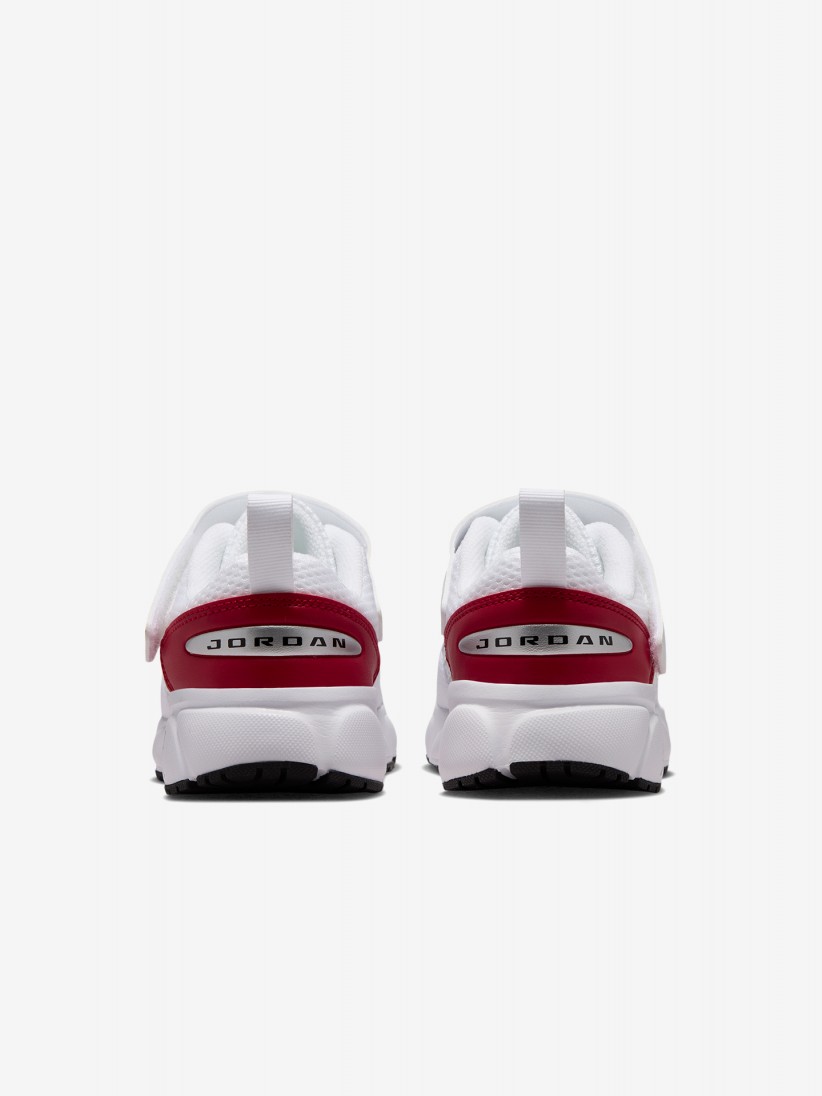 Sapatilhas Nike Jordan Trunner Flow Brancas e Vermelhas Para Criança Sapatilhas Nike Jordan Trunner Flow Brancas e Vermelhas Para Criança