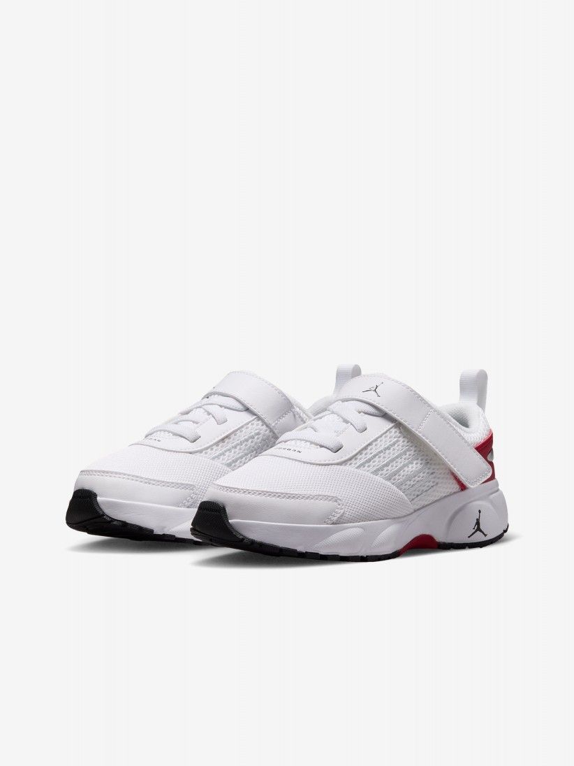 Sapatilhas Nike Jordan Trunner Flow Brancas e Vermelhas Para Criança Sapatilhas Nike Jordan Trunner Flow Brancas e Vermelhas Para Criança