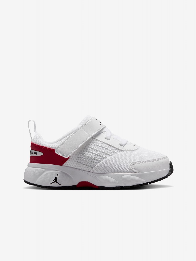 Sapatilhas Nike Jordan Trunner Flow Brancas e Vermelhas Para Criança Sapatilhas Nike Jordan Trunner Flow Brancas e Vermelhas Para Criança