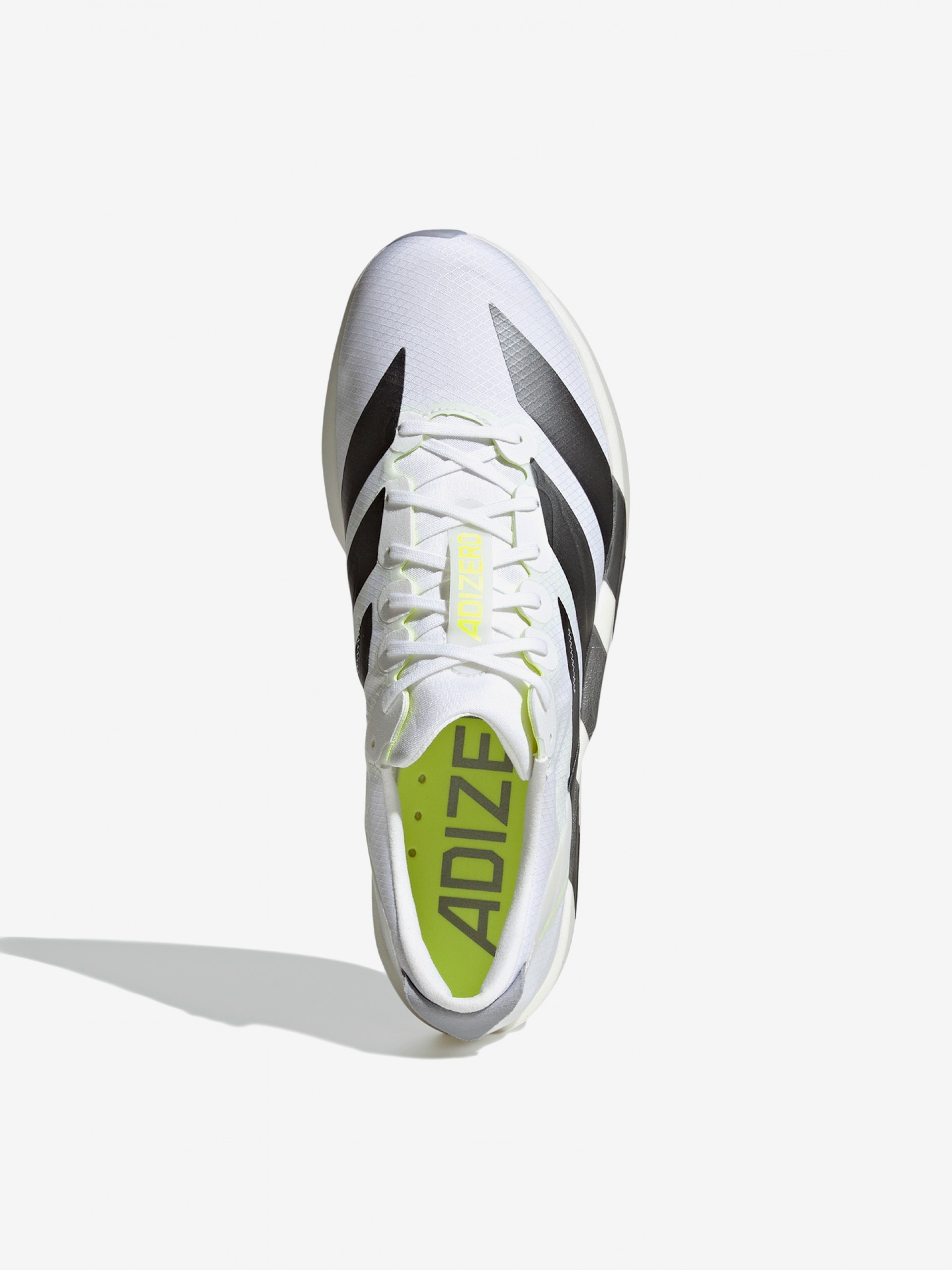 Zapatillas de Running Adidas Adizero Adios 9 Blancas, Grises y Amarillas