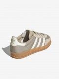 Adidas Gazelle Indoor J Khaki and White Sneakers Adidas Gazelle Indoor J Khaki and White Sneakers