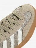 Adidas Gazelle Indoor J Khaki and White Sneakers Adidas Gazelle Indoor J Khaki and White Sneakers