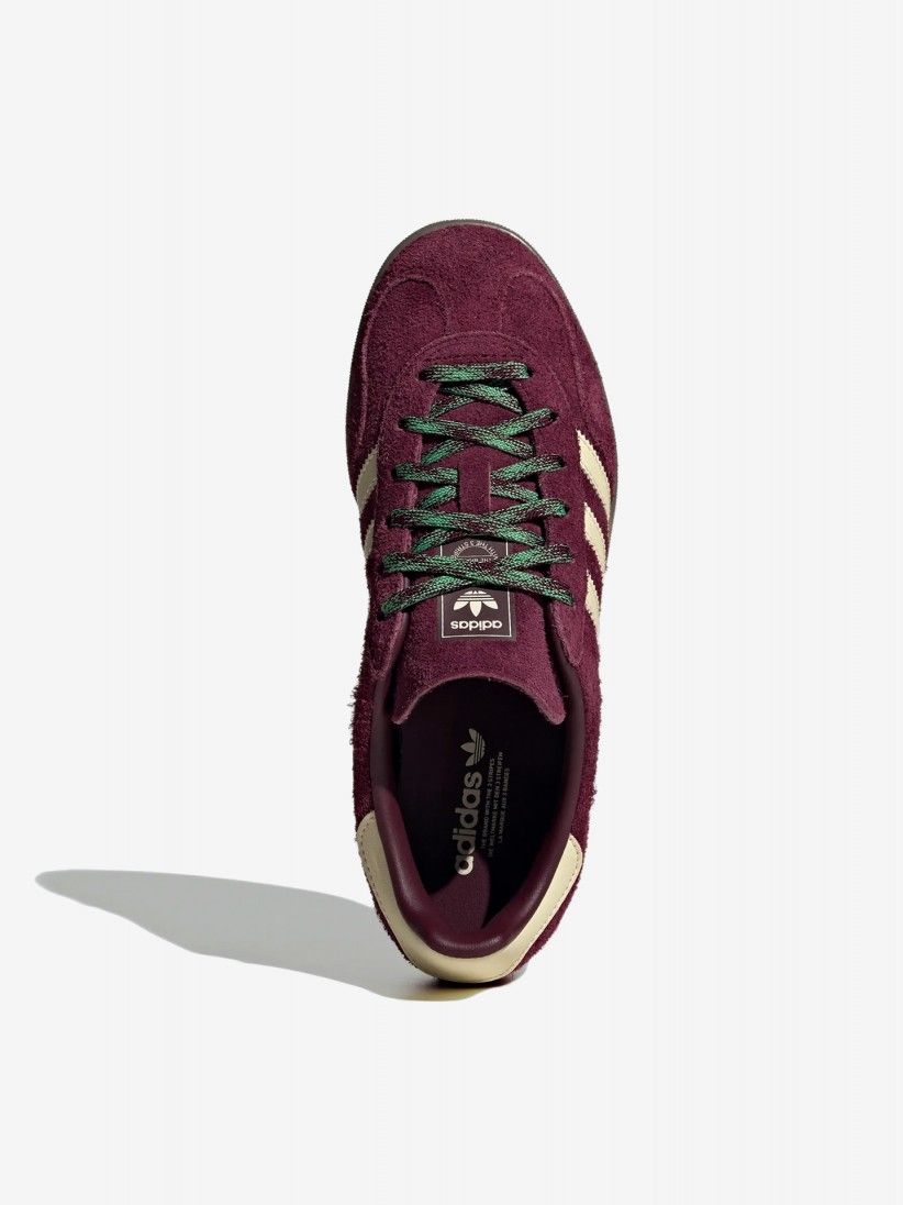 Adidas Gazelle Indoor W Burgundy and Beige Suede Sneakers Adidas Gazelle Indoor W Burgundy and Beige Suede Sneakers