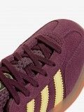 Zapatillas Adidas Gazelle Indoor C Burdeos y Amarillas De Gamuza