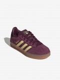 Zapatillas Adidas Gazelle Indoor C Burdeos y Amarillas De Gamuza