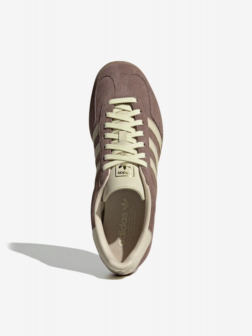 Adidas Gazelle Indoor Lilac, Grey and Yellow Suede Sneakers