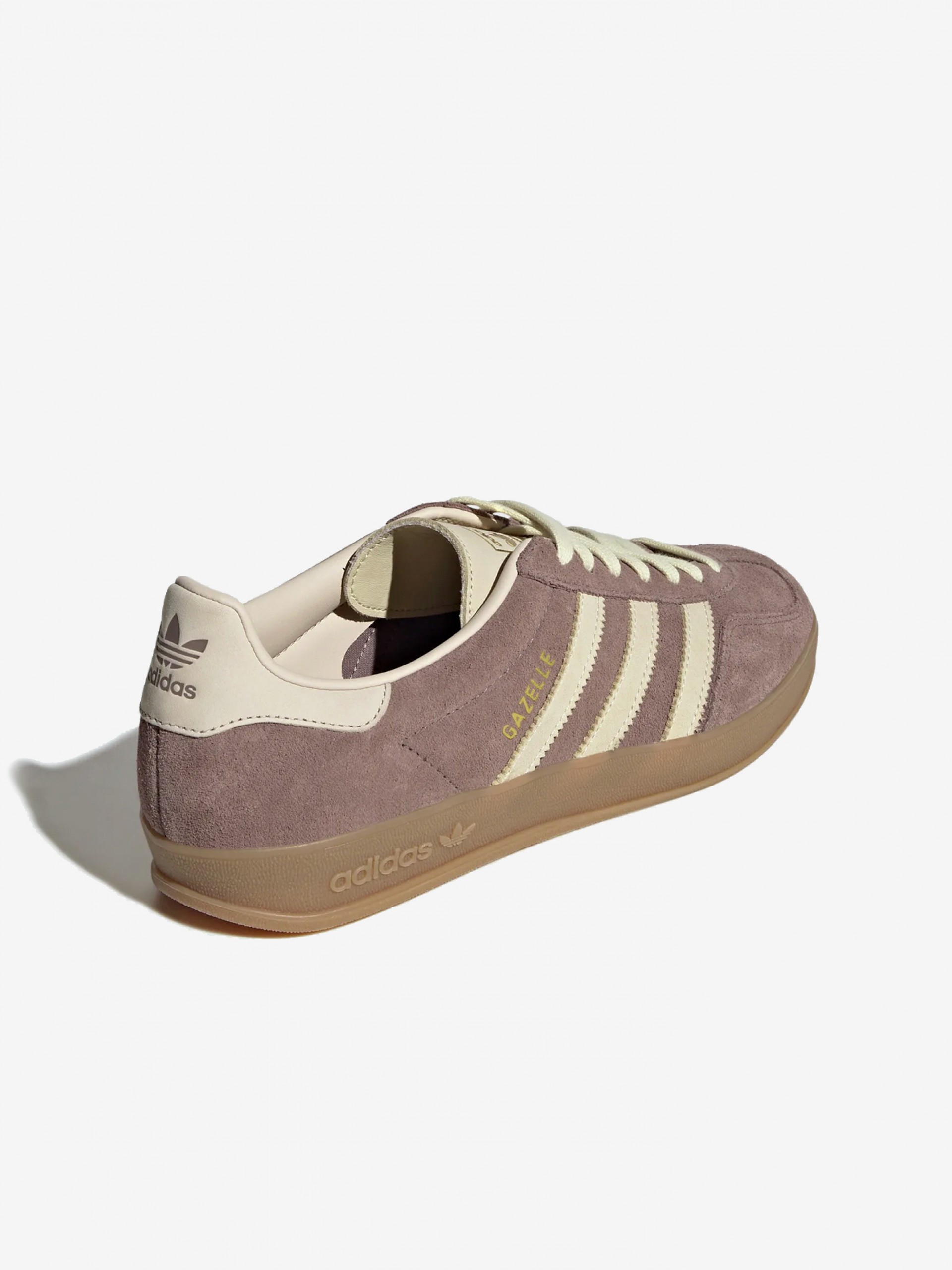 Adidas Gazelle Indoor Lilac, Grey and Yellow Suede Sneakers
