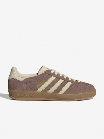 Adidas Gazelle Indoor Lilac, Grey and Yellow Suede Sneakers