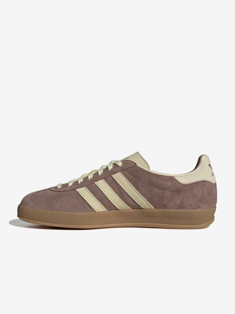 Adidas Gazelle Indoor Lilac, Grey and Yellow Suede Sneakers
