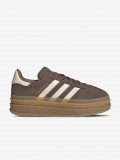 Adidas Gazelle Bold J Brown Suede Sneakers
