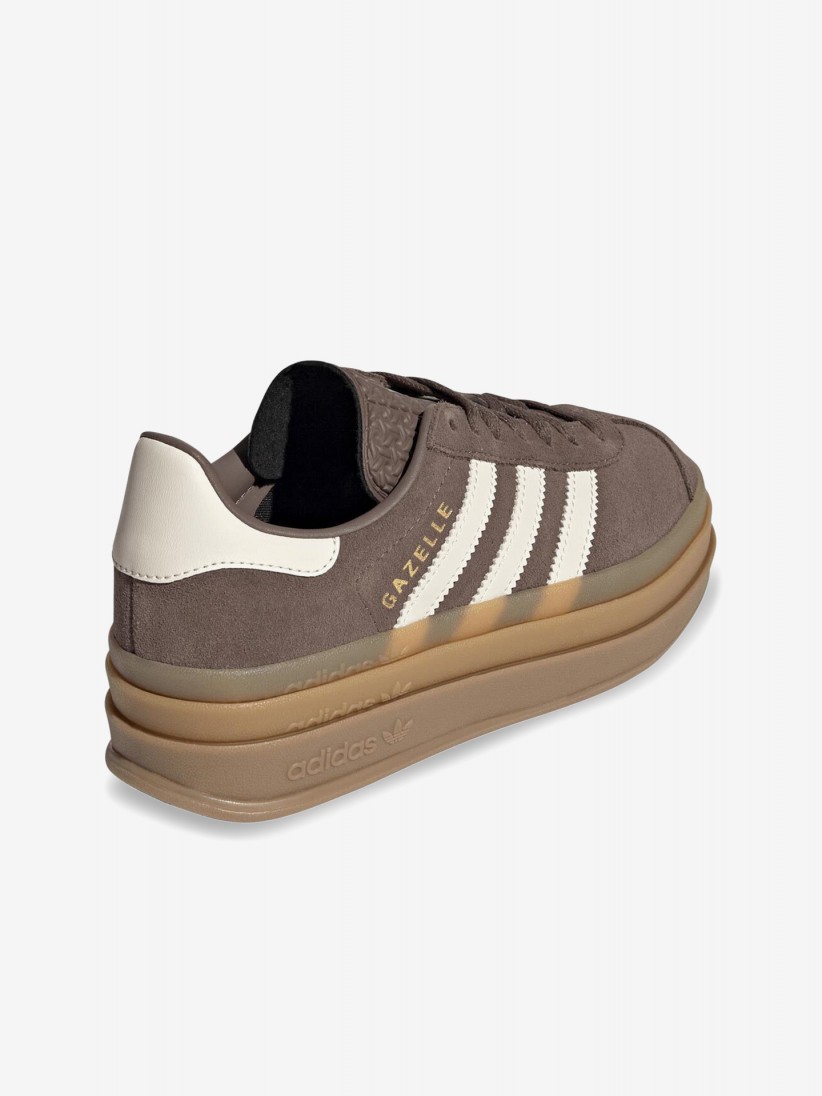 Adidas Gazelle Bold J Brown Suede Sneakers