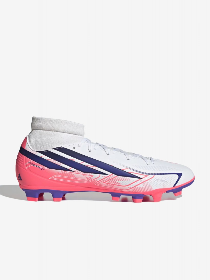 Botas de Fútbol Adidas F50 Hyperfast Club Mid FG/MG Botas de Fútbol Adidas F50 Hyperfast Club Mid FG/MG