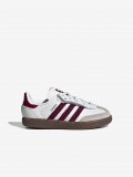 Adidas Samba OG CF EL I White and Burgundy Sneakers Adidas Samba OG CF EL I White and Burgundy Sneakers
