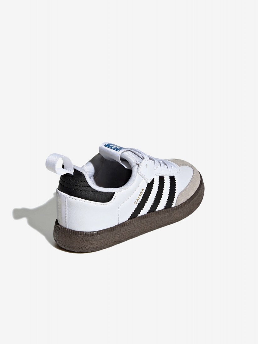 Adidas Samba Quickon EL White and Black Sneakers Adidas Samba Quickon EL White and Black Sneakers