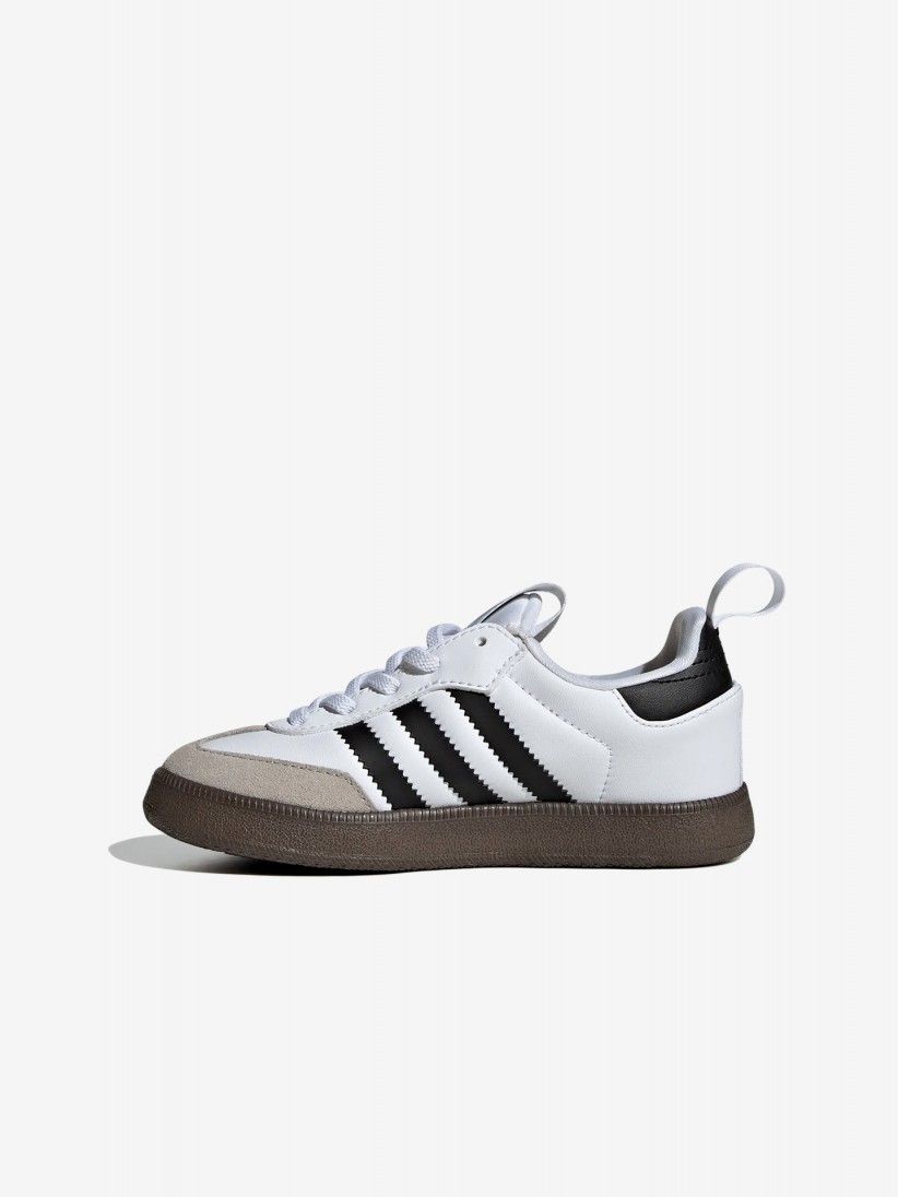 Adidas Samba Quickon EL White and Black Sneakers Adidas Samba Quickon EL White and Black Sneakers