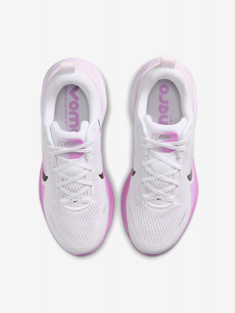 Sapatilhas de Running Nike Vomero 18 Lil�s e Brancas Para Mulher