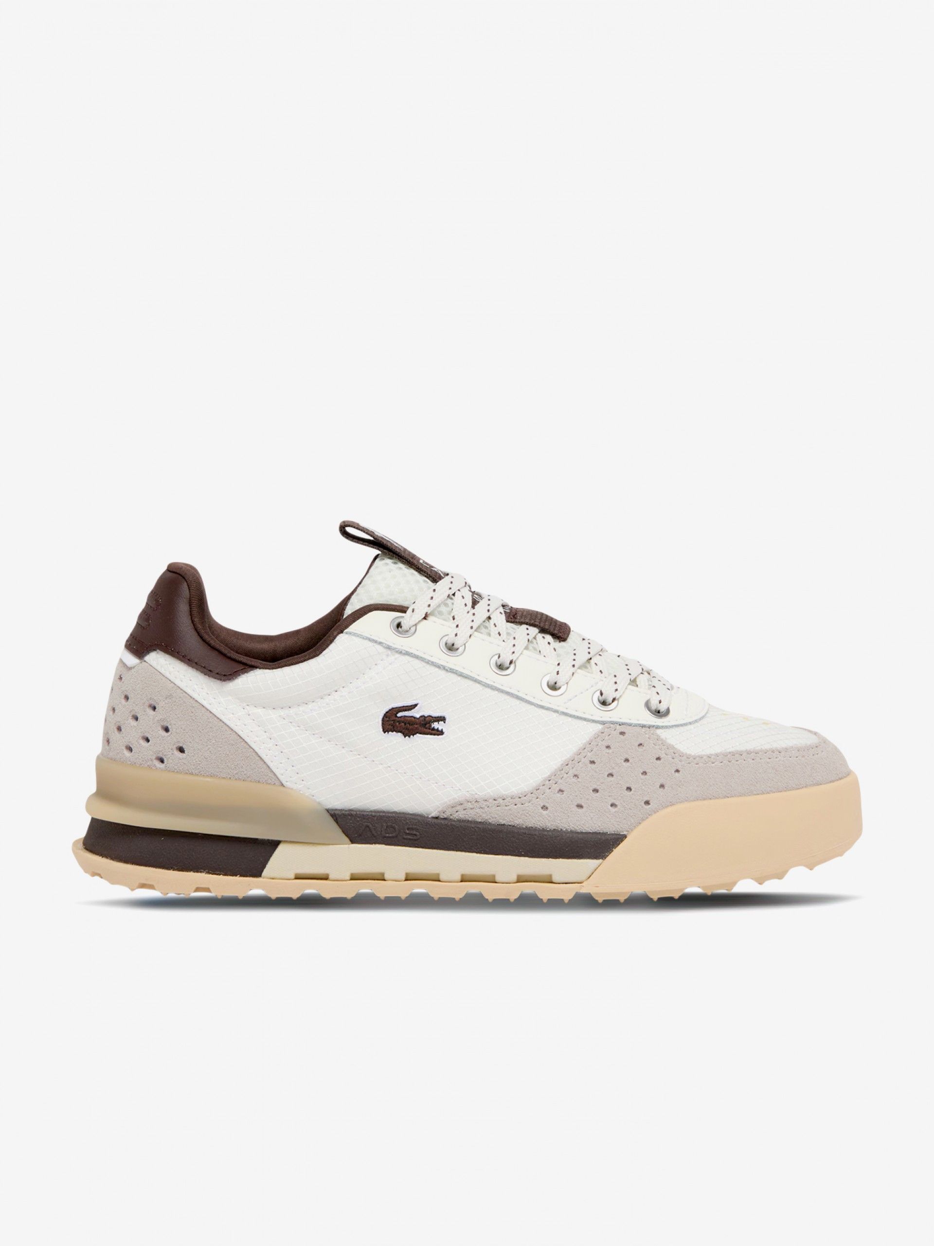 Sapatilhas Lacoste Slam Break Brancas e Castanhas Para Mulher