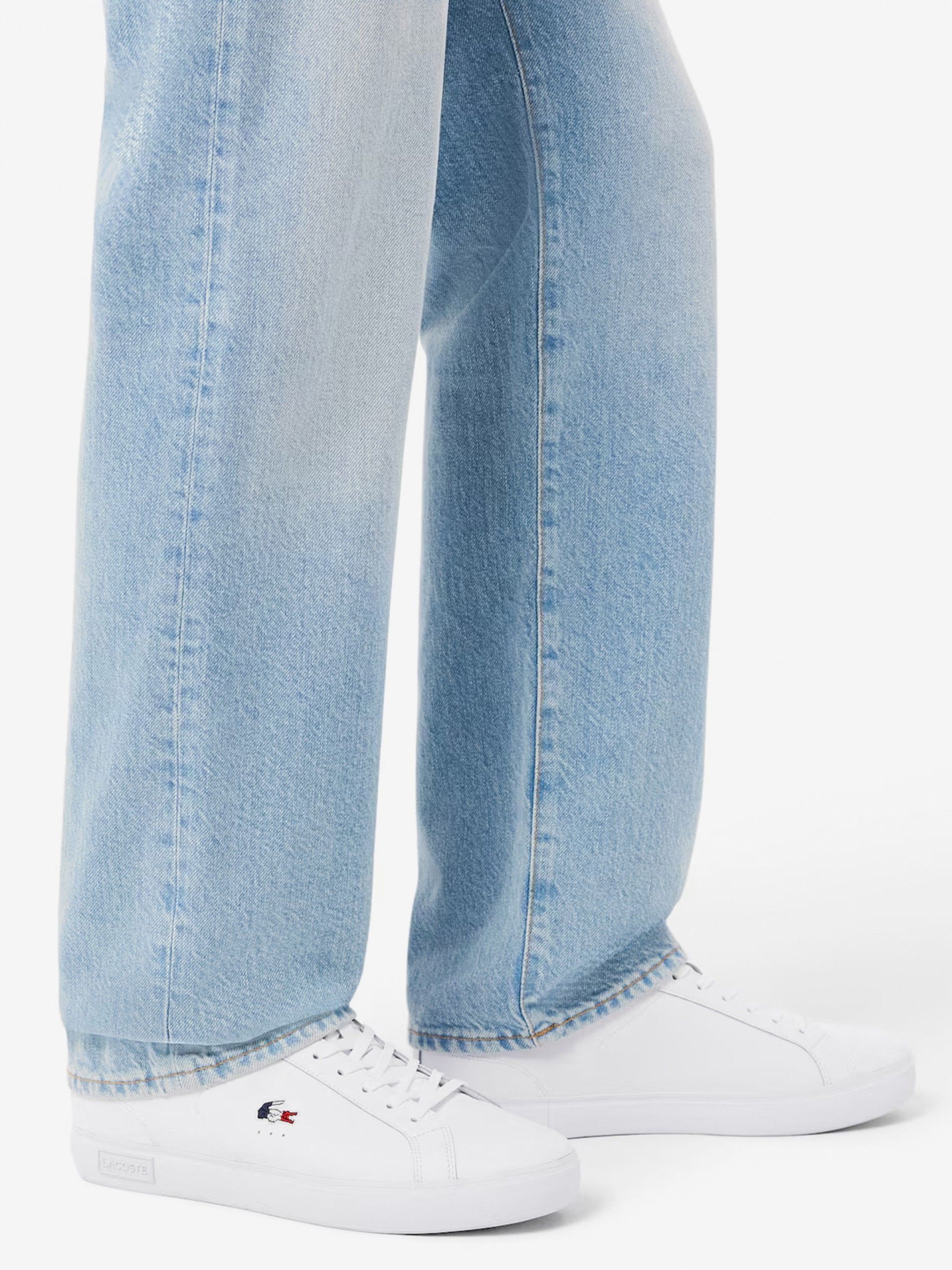 Zapatillas Lacoste Powercourt Blancas y Azules Para Hombre