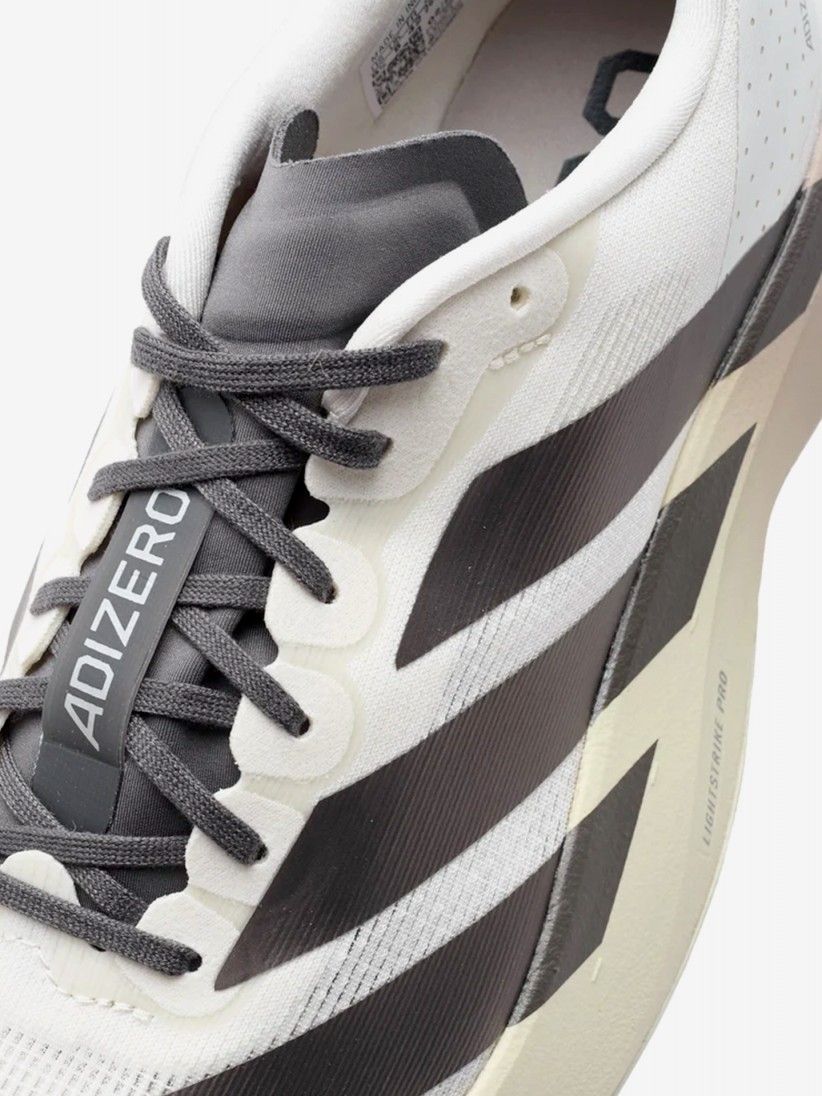 Adidas Adizero Evo SL White, Beige and Grey Running Trainers