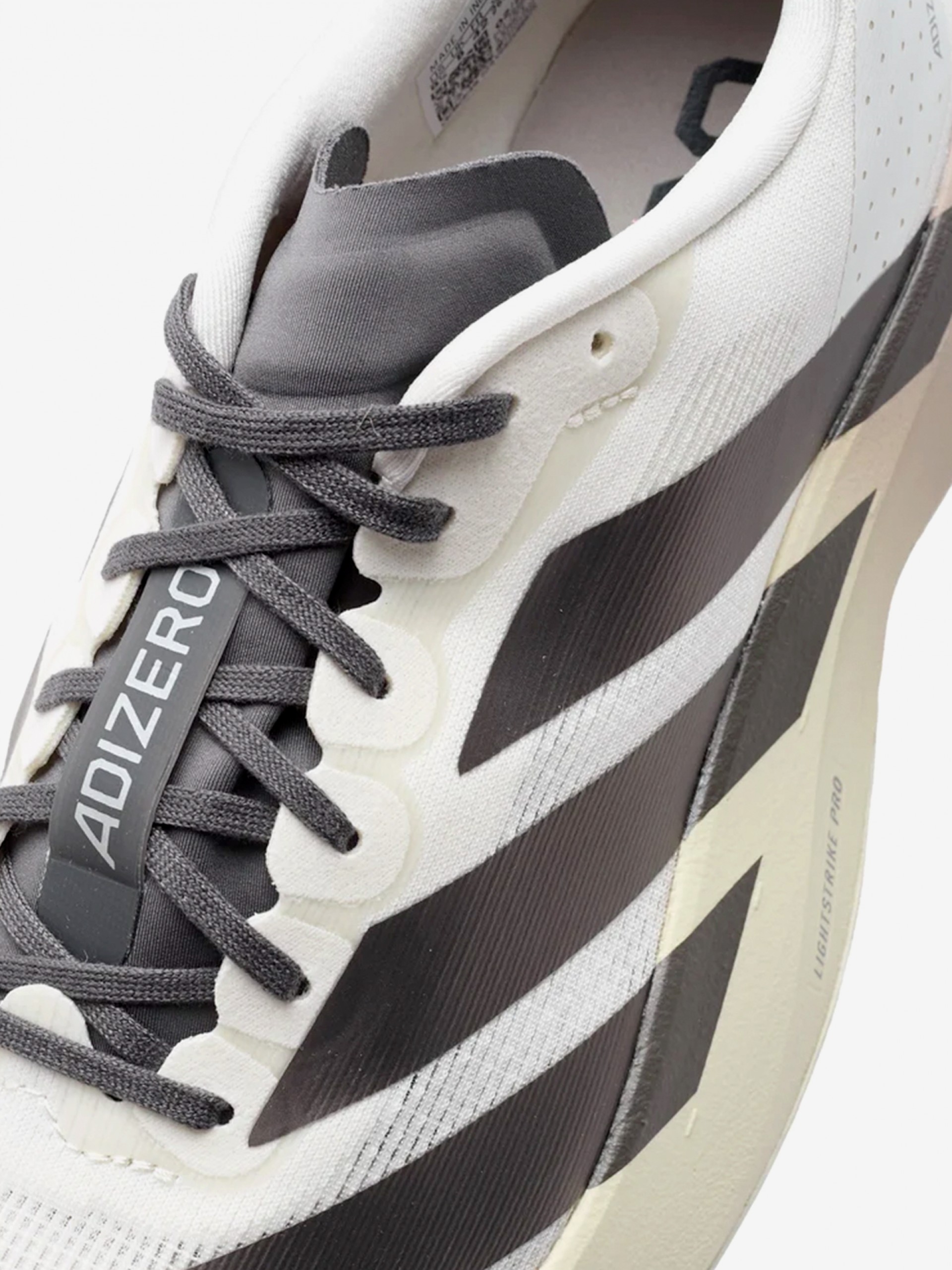 Sapatilhas de Running Adidas Adizero Evo SL Brancas, Bege e Cinzentas