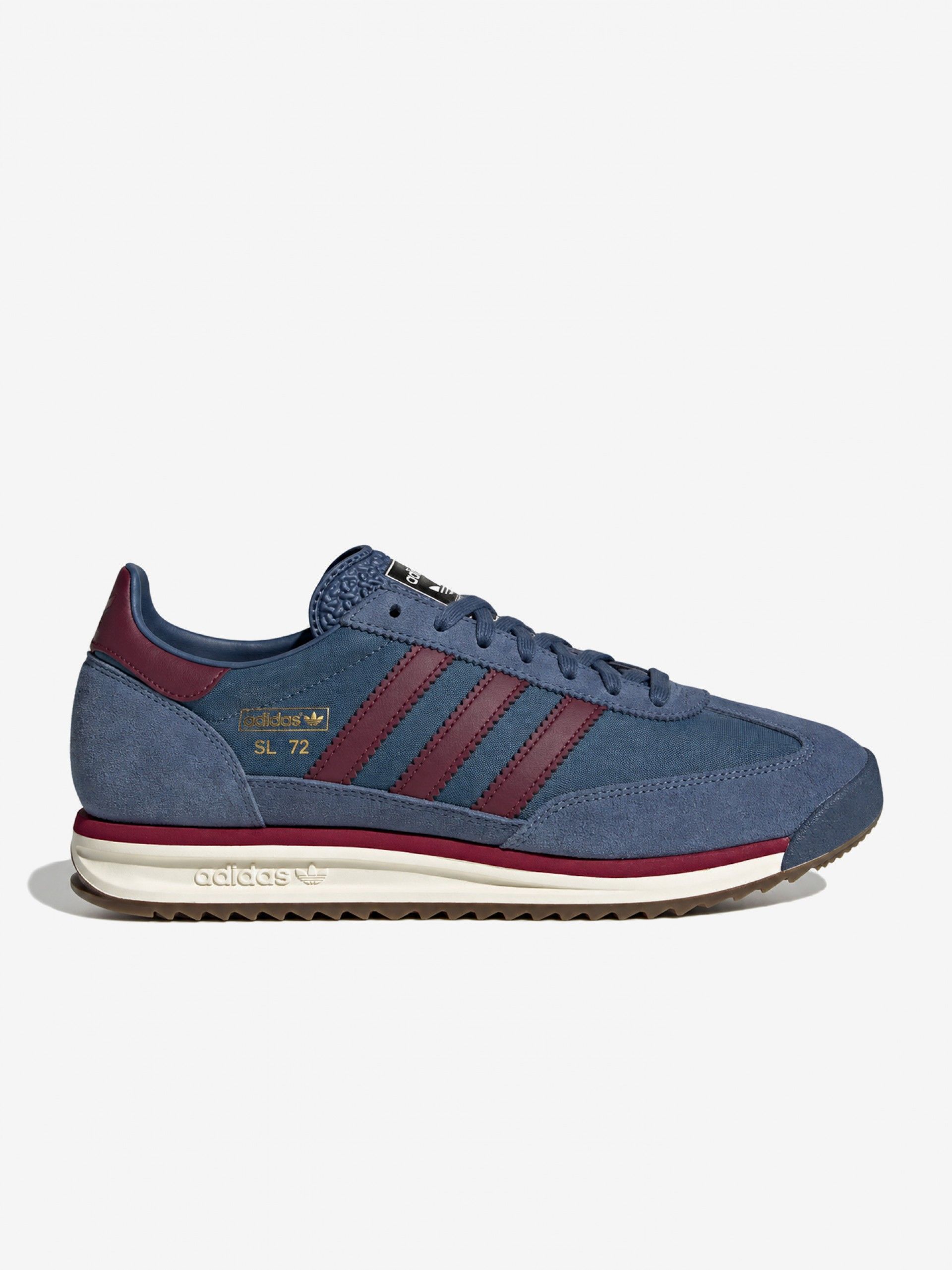 Adidas SL 72 RS Blue and Burgundy Sneakers