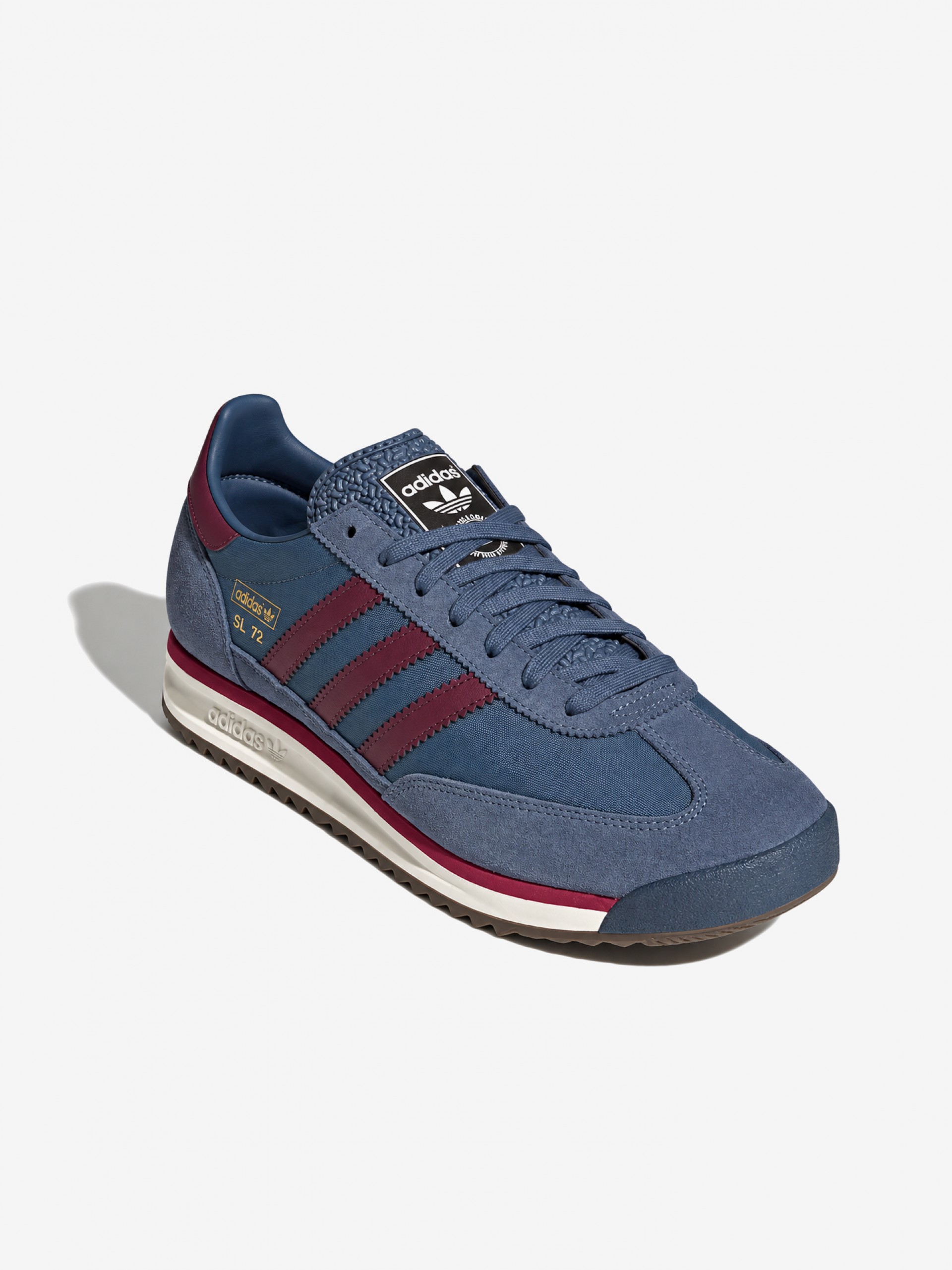 Adidas SL 72 RS Blue and Burgundy Sneakers