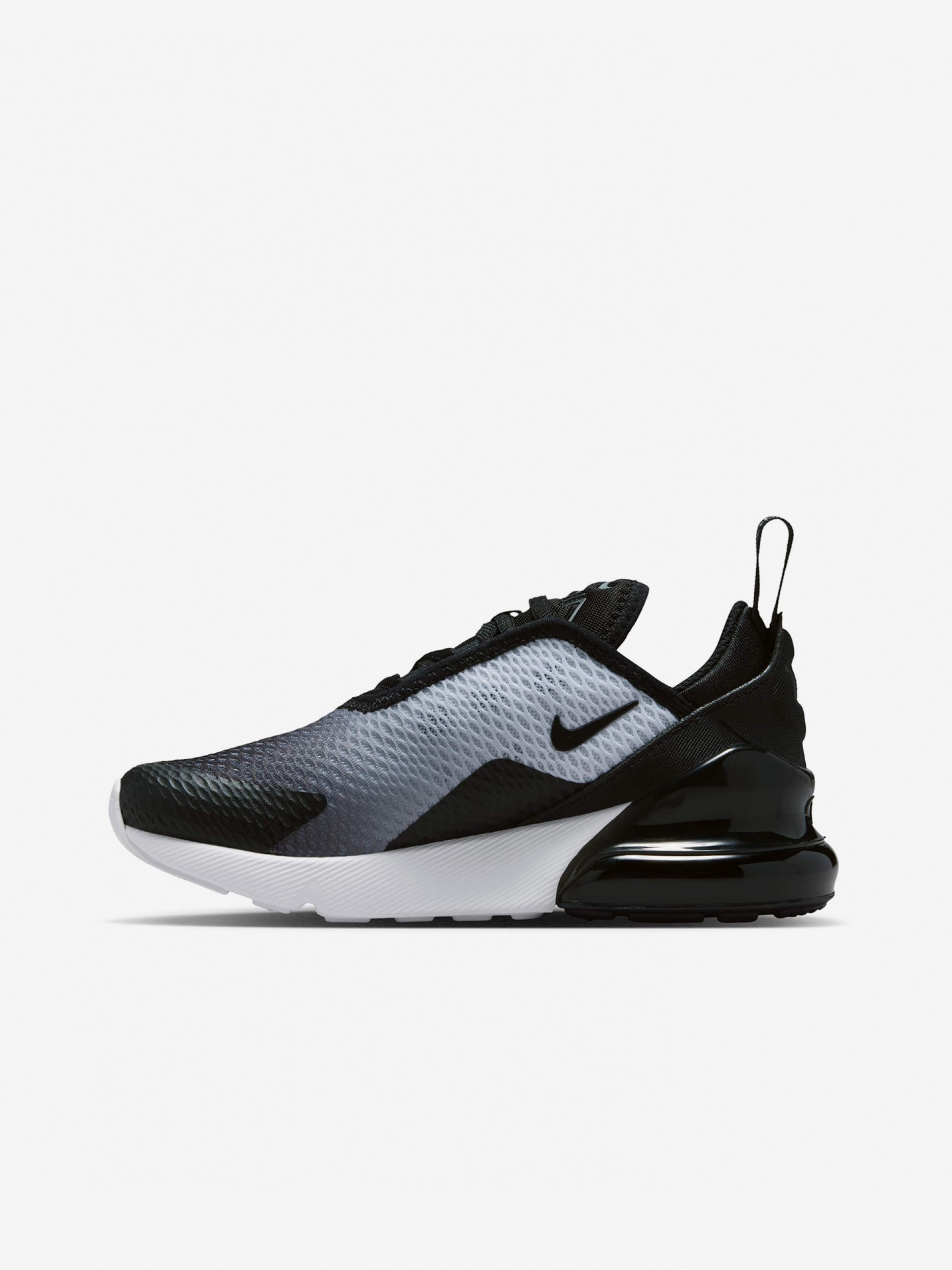 Nike Air Max 270 Black and Grey Sneakers For Children