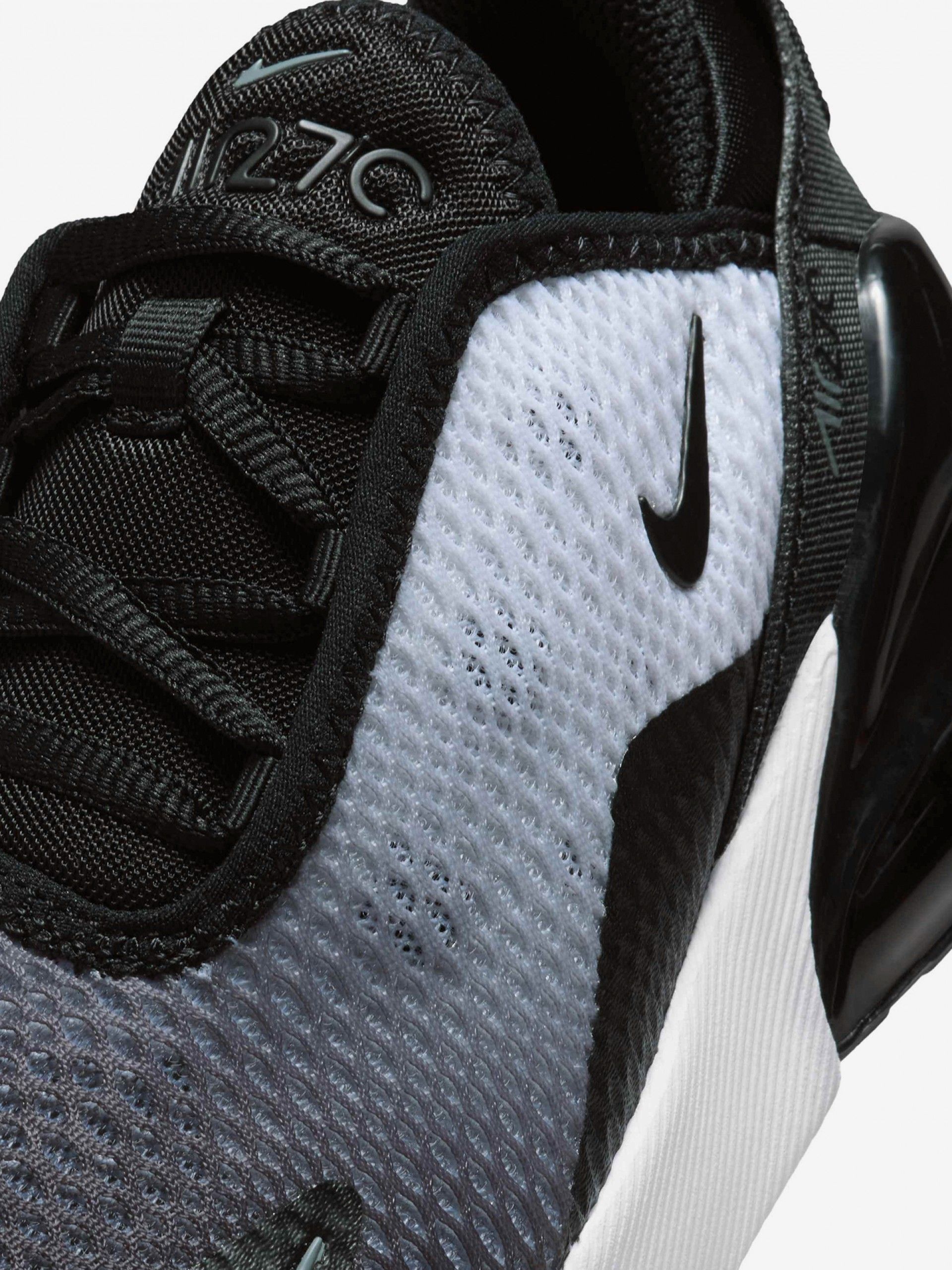 Nike Air Max 270 Black and Grey Sneakers For Children