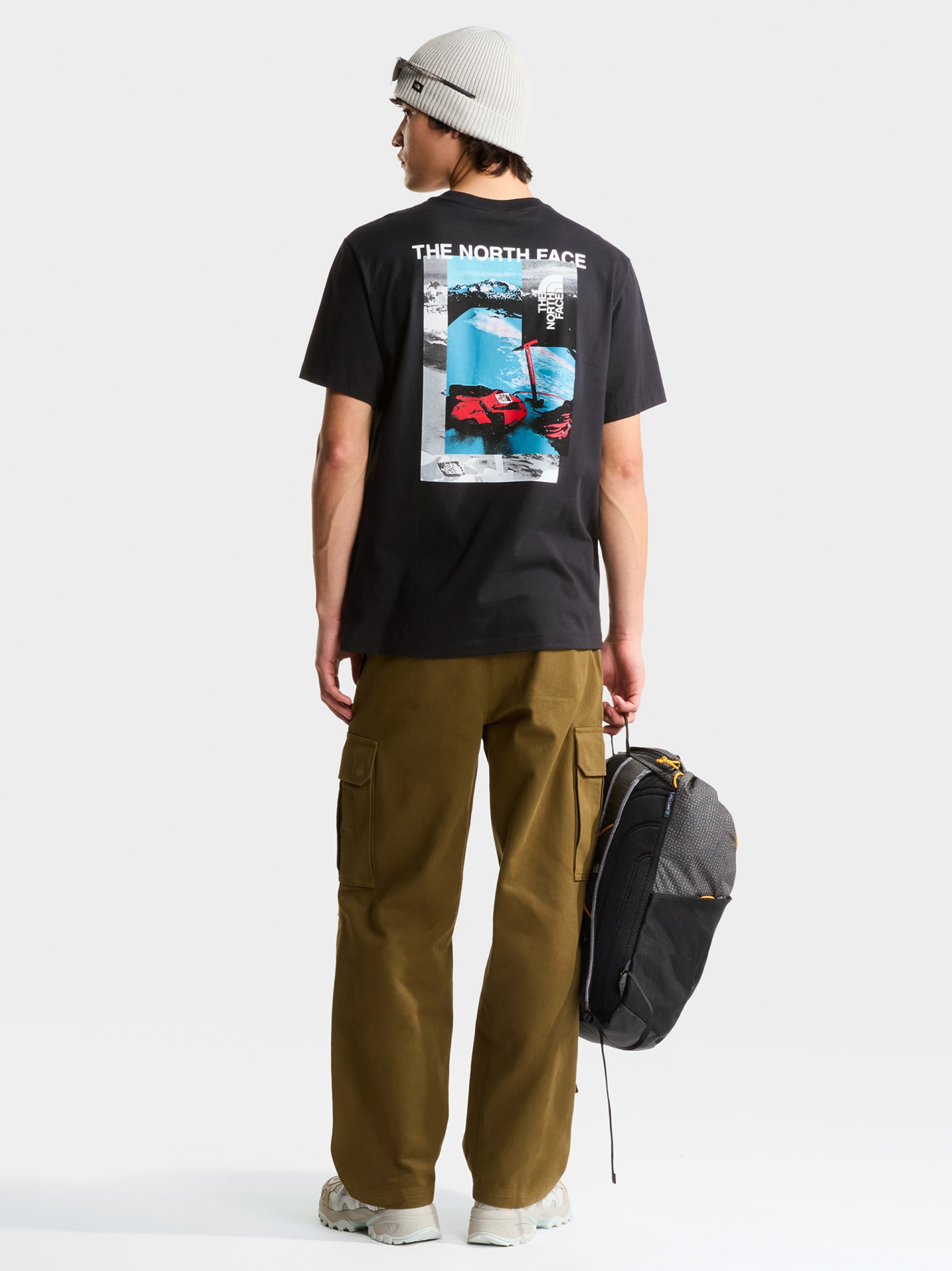 T-shirt The North Face Apex 75 Collage Preta