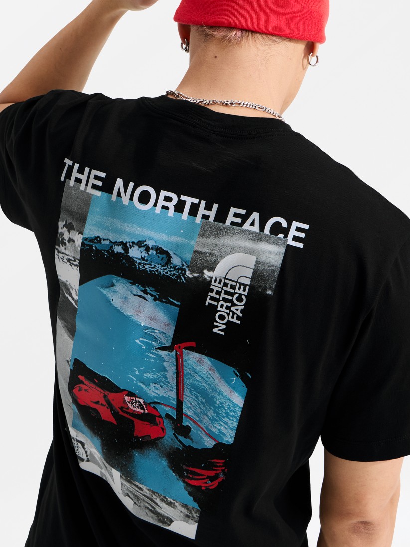 T-shirt The North Face Apex 75 Collage Preta