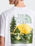 The North Face Pitch A Tent White T-shirt The North Face Pitch A Tent White T-shirt