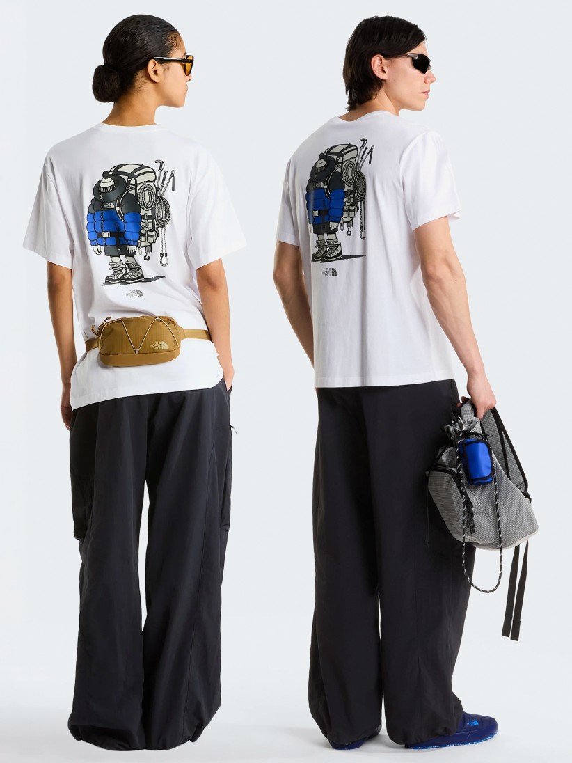 T-shirt The North Face Gear Up Get Out Branca