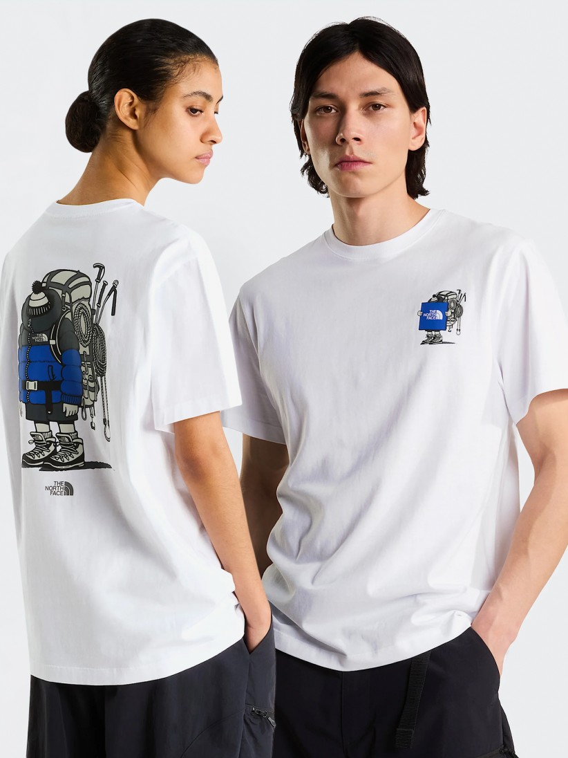 T-shirt The North Face Gear Up Get Out Branca