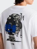 T-shirt The North Face Gear Up Get Out Branca