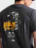 T-shirt The North Face Gear Up Get Out Cinzenta