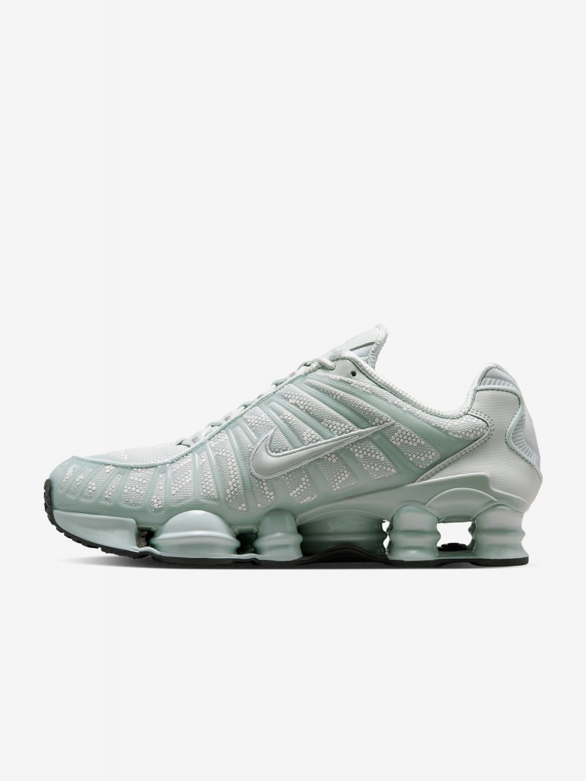 Nike Shox TL Green and Grey Sneakers For Men Nike Shox TL Green and Grey Sneakers For Men