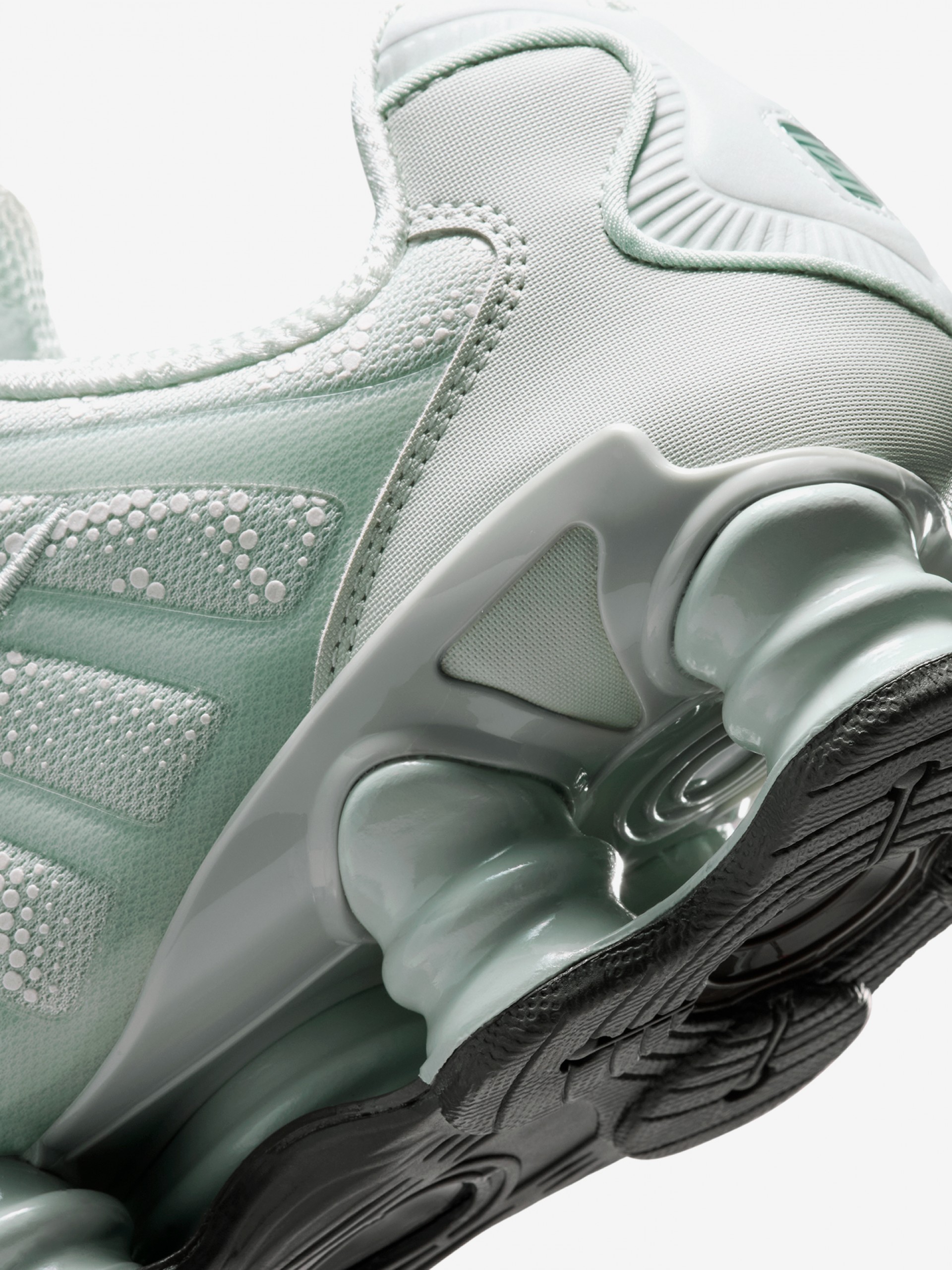 Zapatillas Nike Shox TL Verdes y Grises Para Hombre