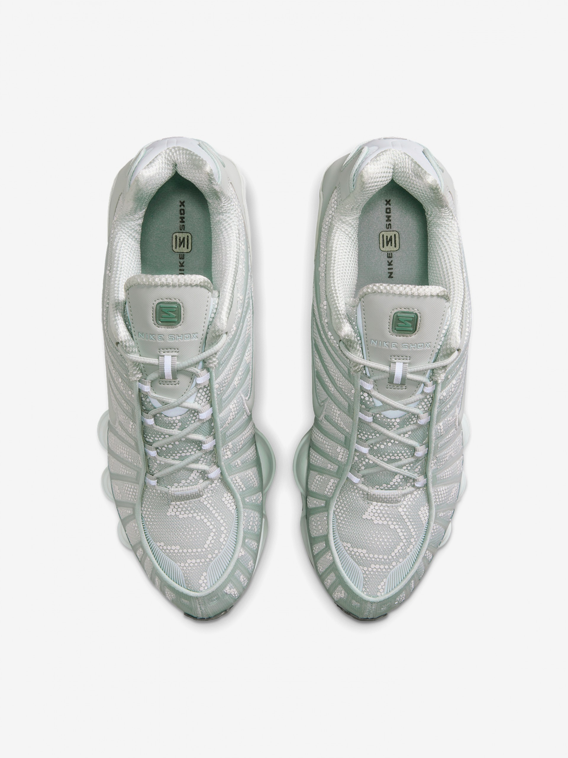 Zapatillas Nike Shox TL Verdes y Grises Para Hombre