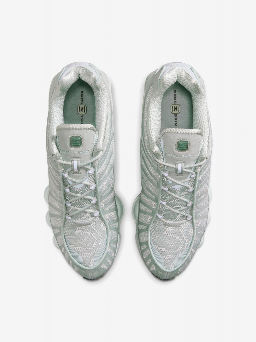 Nike Shox TL Green and Grey Sneakers For Men Nike Shox TL Green and Grey Sneakers For Men
