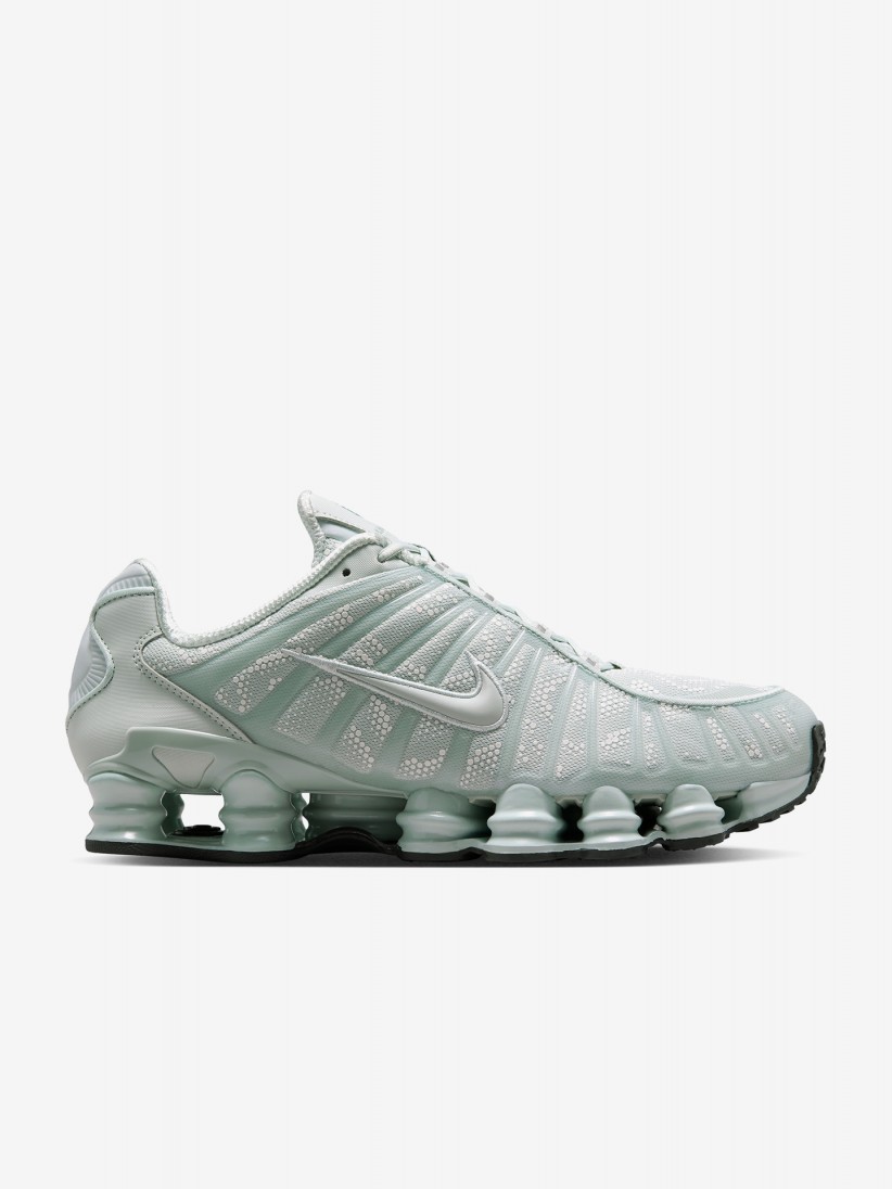 Nike Shox TL Green and Grey Sneakers For Men Nike Shox TL Green and Grey Sneakers For Men