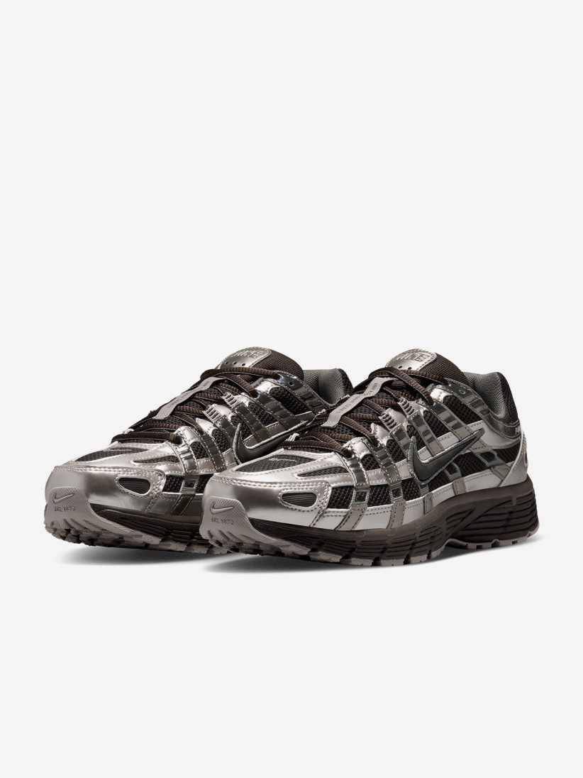 Nike P-6000 Brown and Silver Sneakers For Women Nike P-6000 Brown and Silver Sneakers For Women